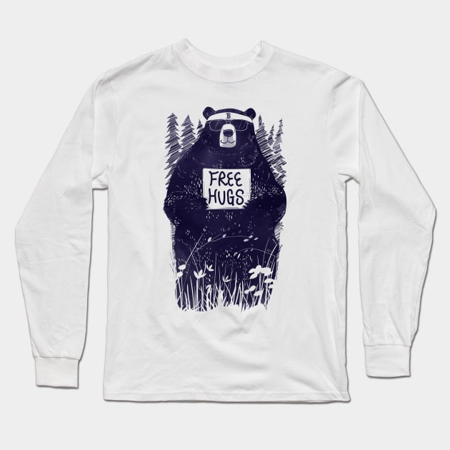 FREE HUGS Long Sleeve T-Shirt by Elan Harris